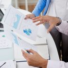 Discussing financial reports