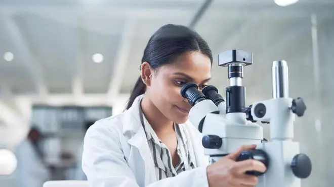 Woman scientist